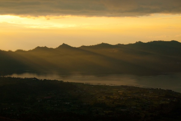 Sunrise on Mt. Batur